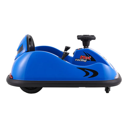 Rigo Kids Ride On Car Bumper Kart 6V Electric Toys Cars Remote Control Blue