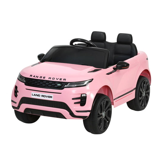 Kids Electric Ride On Car Land Rover Licensed Toy Cars Remote 12V Battery Pink