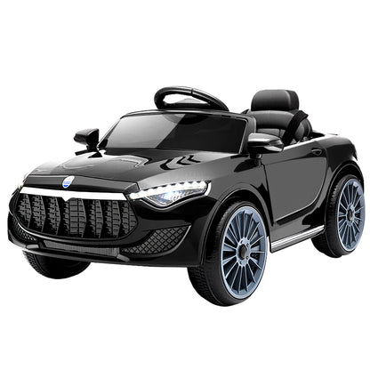 Rigo Kids Electric Ride On Car Toys Cars Horn Music Remote Control 12V Black