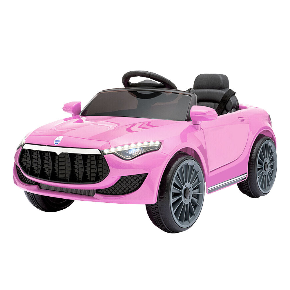 Rigo Kids Electric Ride On Car Toys Cars Headlight Music Remote Control 12V Pink