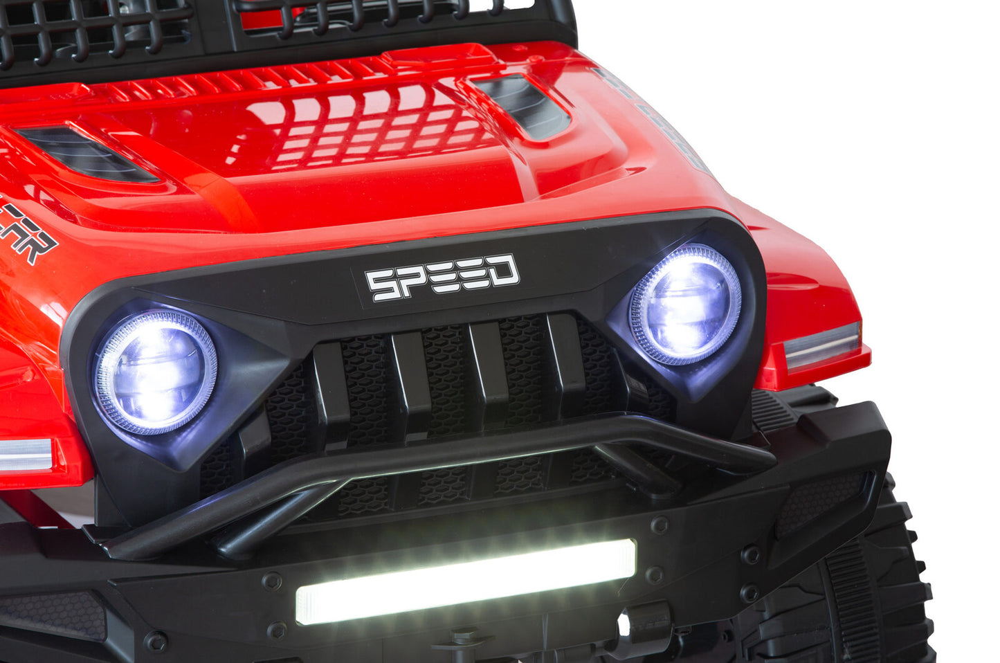 Jeep Inspired Remote Controlled Ride-on Electric Car (Red)